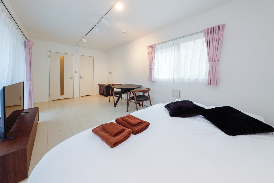 202*白金高輪駅から6分/主要駅までアクセス抜群/2名収容/Wi-Fi