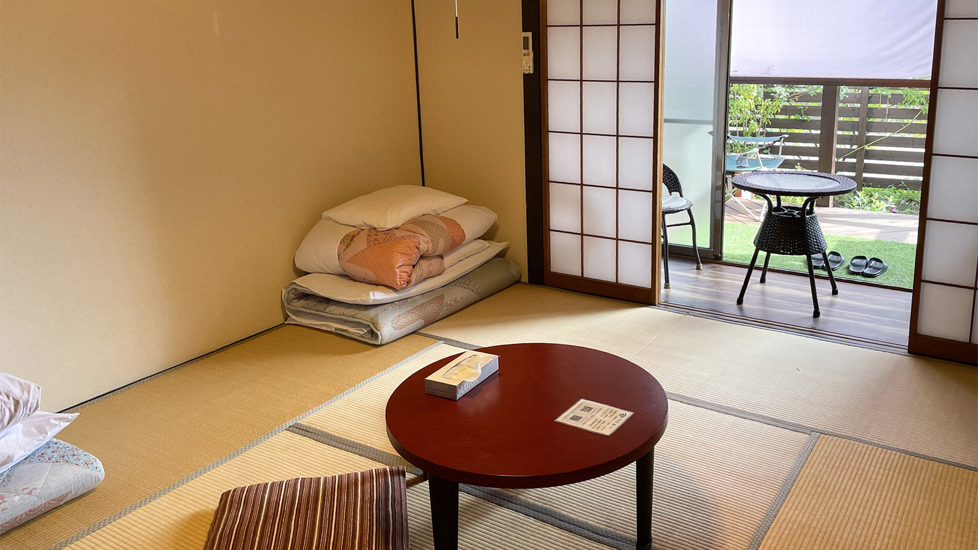 ・【いの部屋】ごろ寝も語らいも自由気ままに過ごせる　ゆったりとした空間