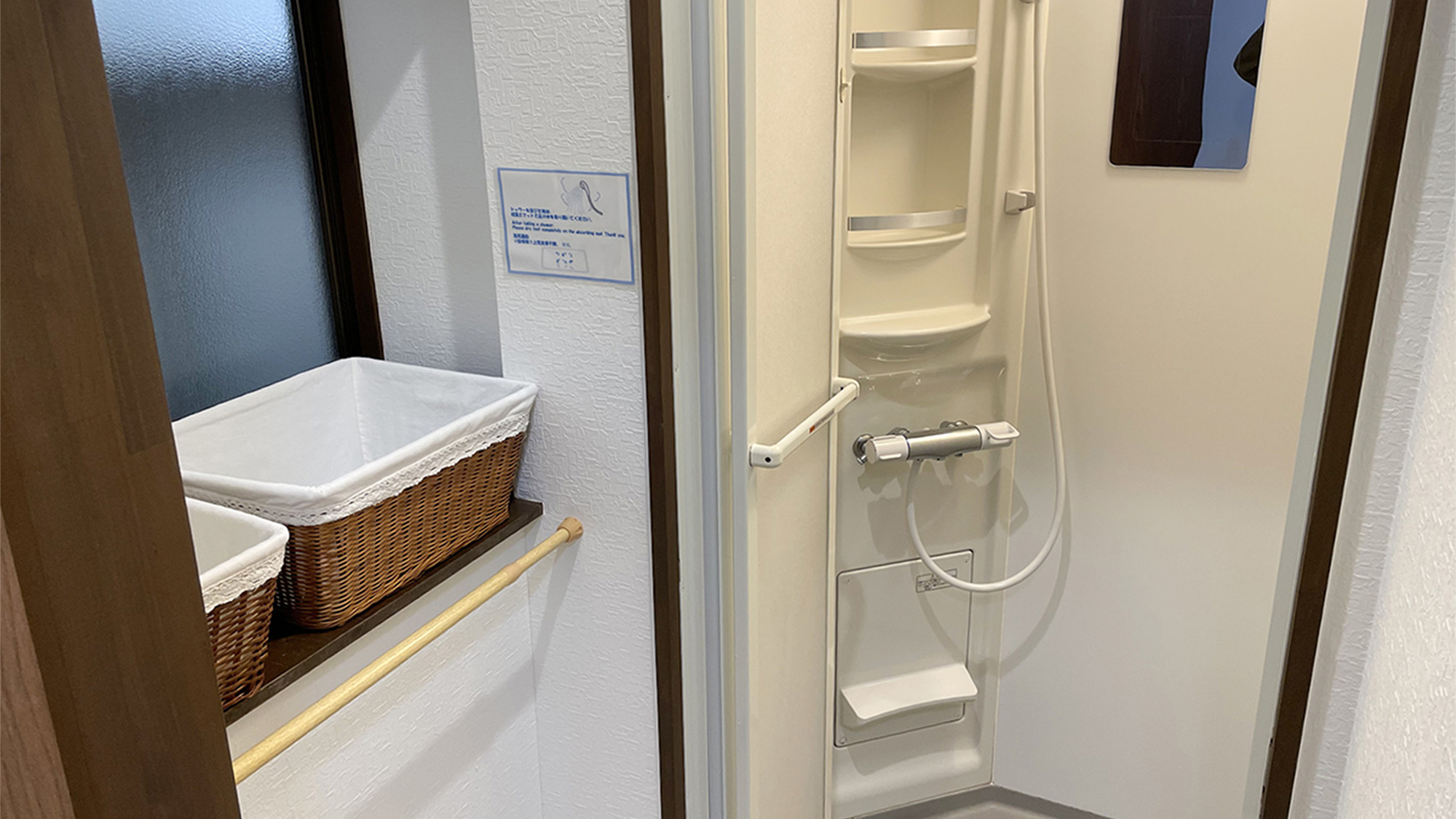 ・【シャワールーム】機能性と快適性を兼ね備えたリフレッシュ空間　プライベートな時間を満喫