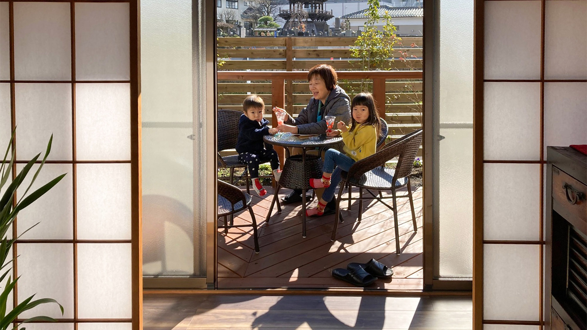 ・【いの部屋】畳の温もりとテラスの開放感　家族みんなが笑顔になる空間