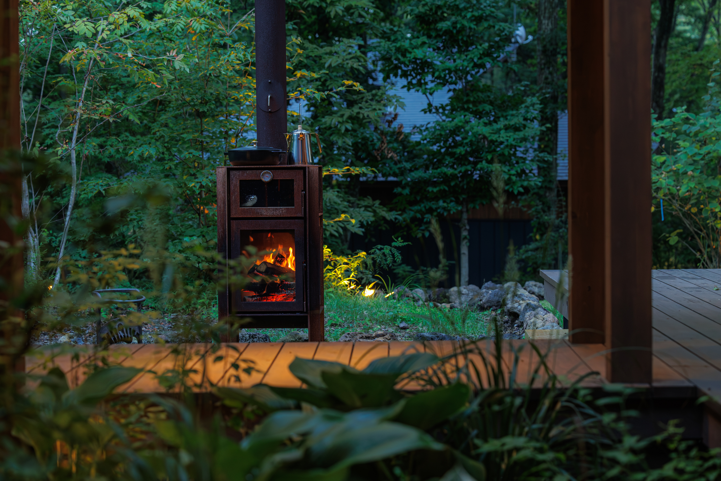 テラスストーブ