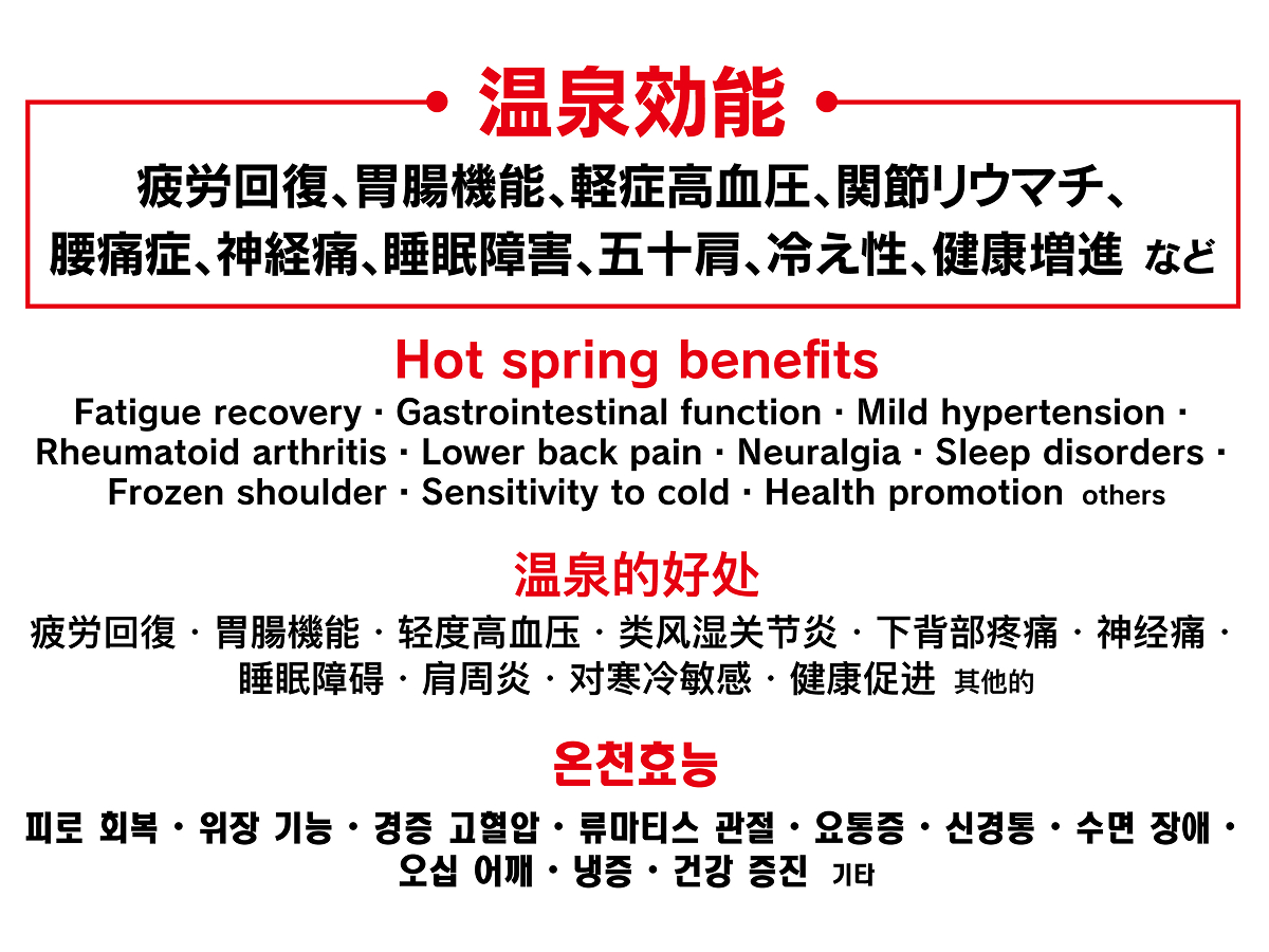温泉の効果について