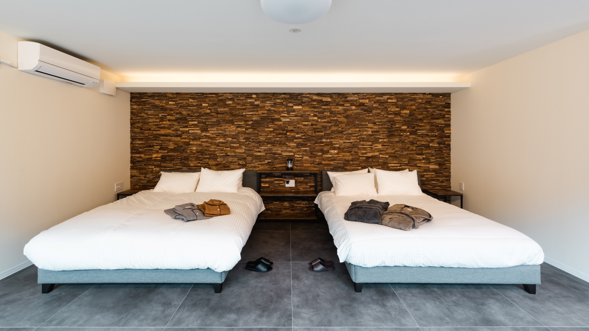 お部屋：1棟貸切で他の宿泊客と接触せずに滞在可能