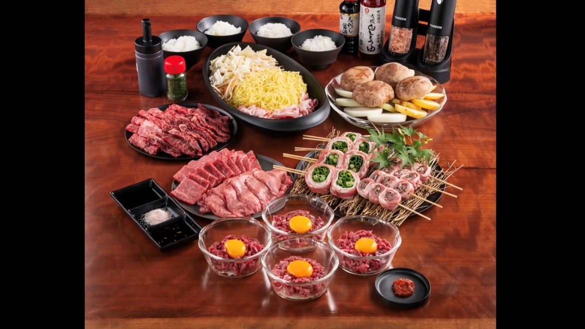 【甲州の“至高”BBQ×さくら卵の卵かけご飯】渓流と味わう、大人のグルメステイ（２食付き）