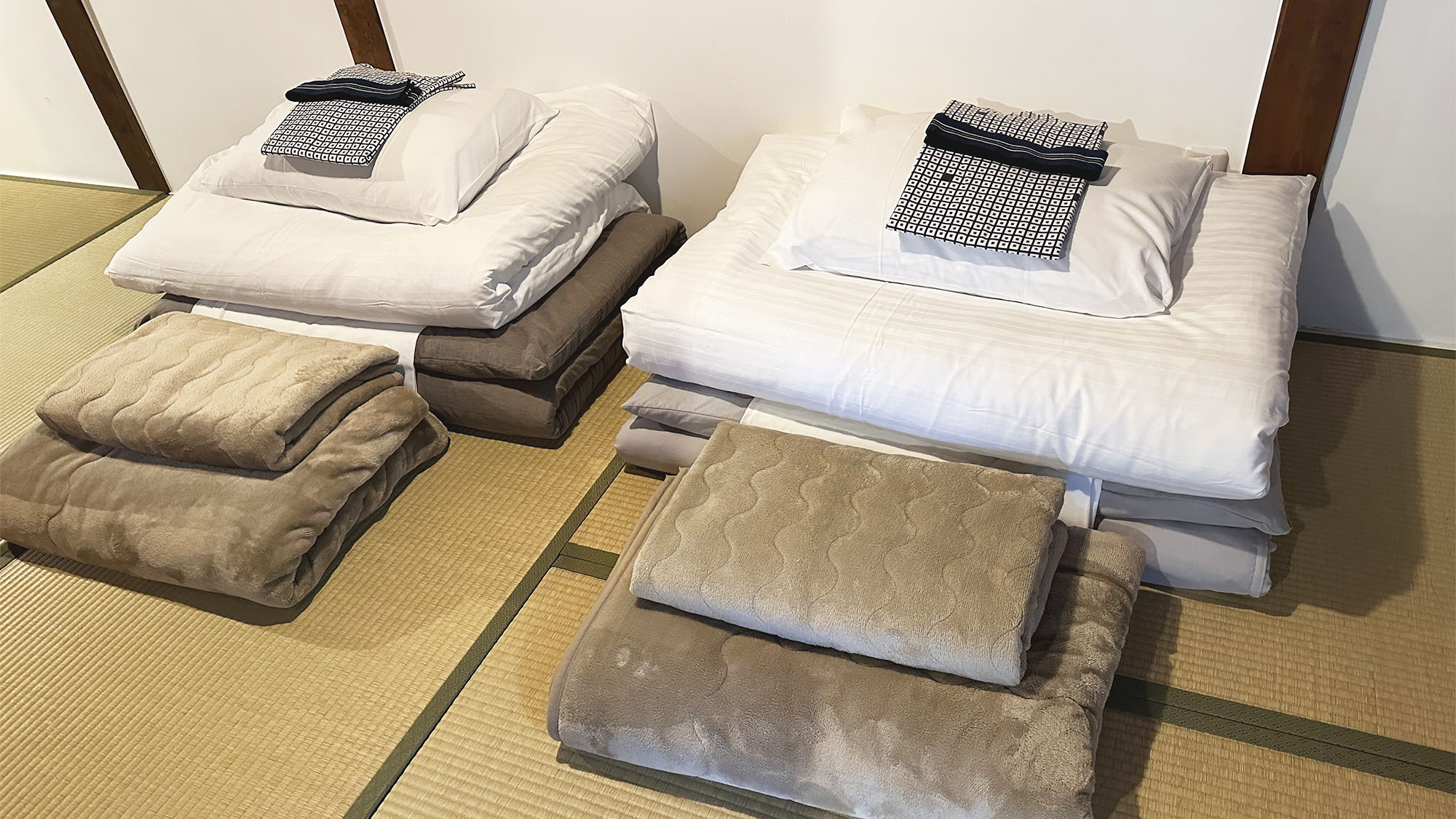 ・【寝具】寒い時期には毛布などもご用意　ゆっくりとおやすみください