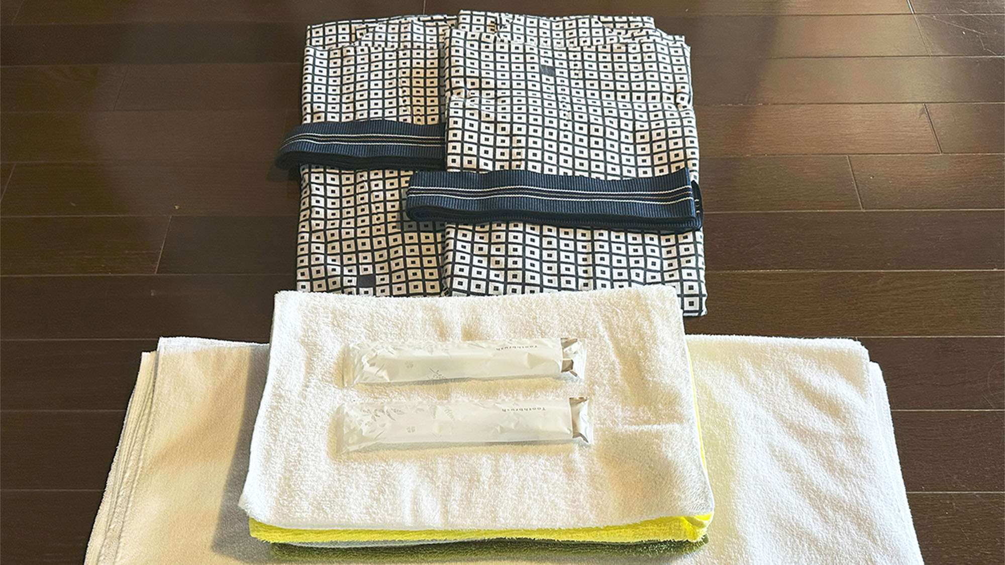 ・【アメニティ】寝巻き（浴衣）もございます
