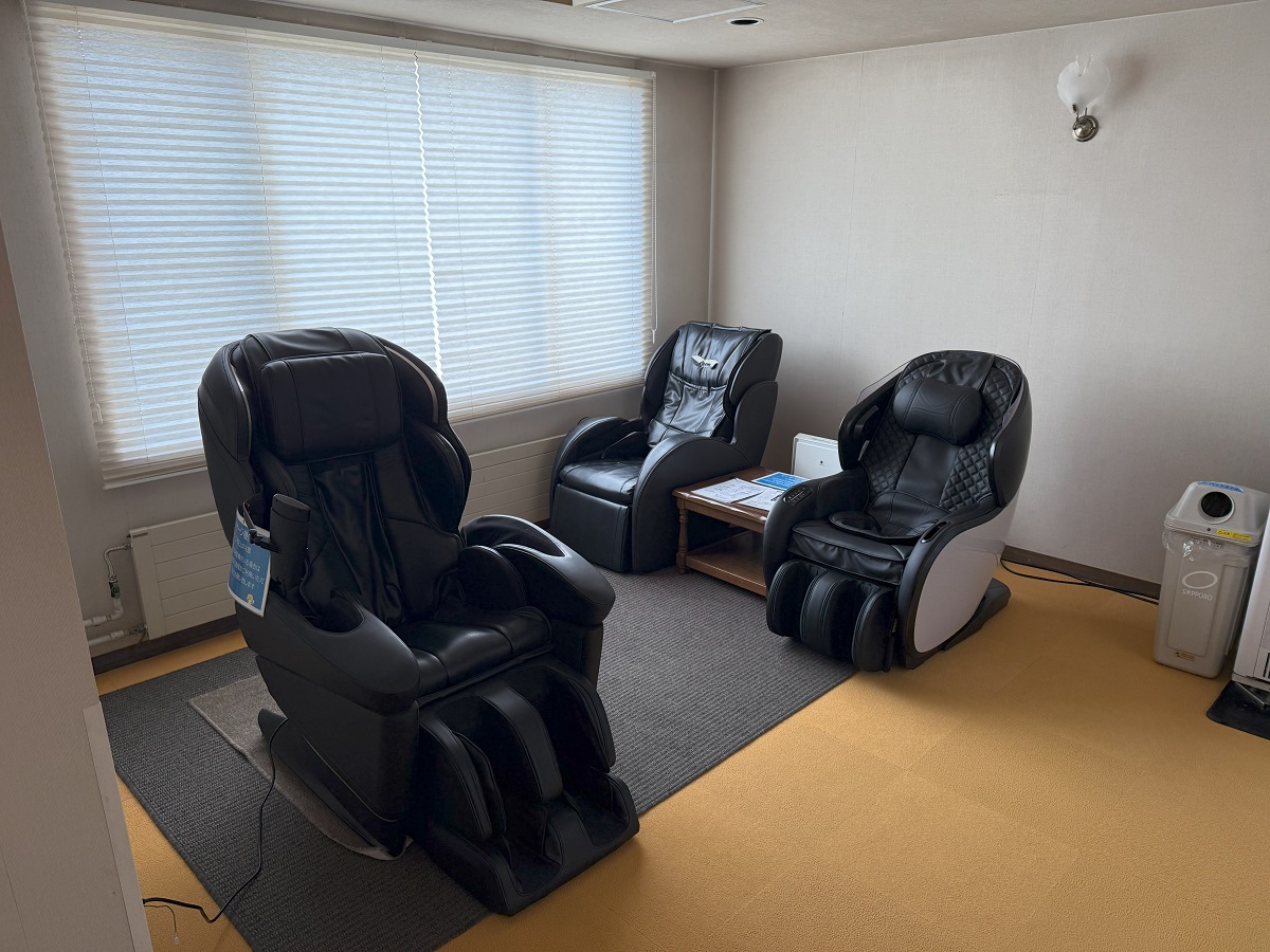 無料のマッサージチェア