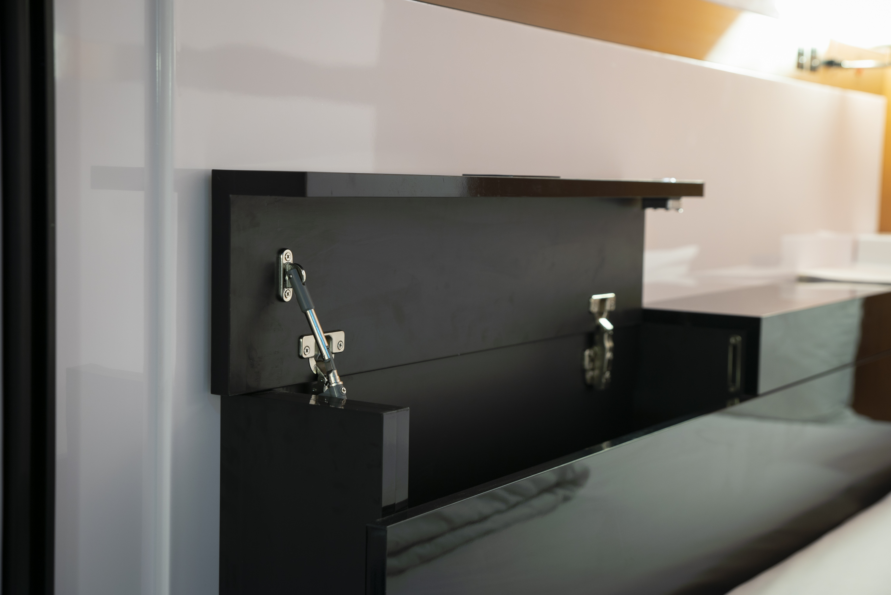 すべてのキャビンに鍵付きのセキュリティボックス付き