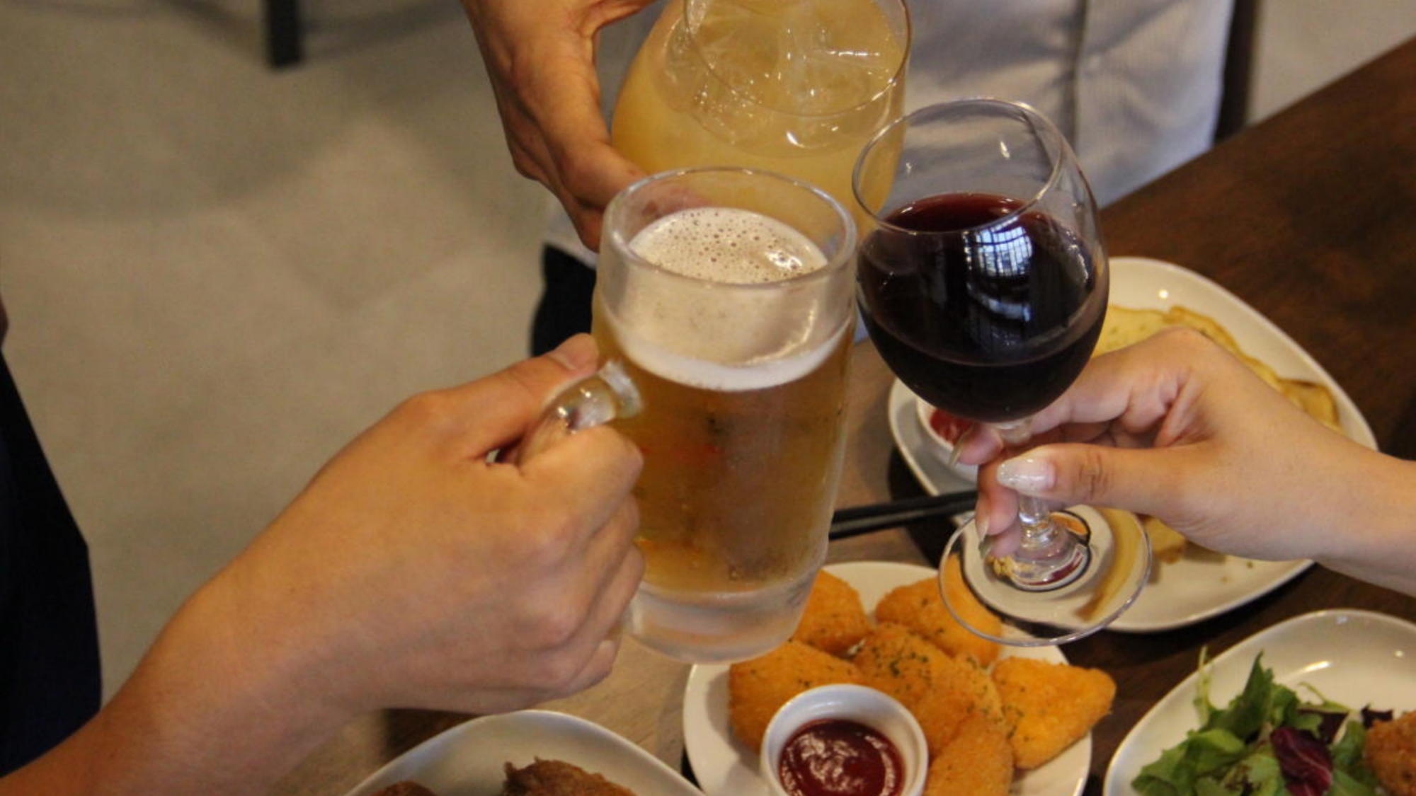 【せんべろプラン】夜は「1ドリンク＋1フード」付き！朝は軽朝食付き！夜も朝もお得♪