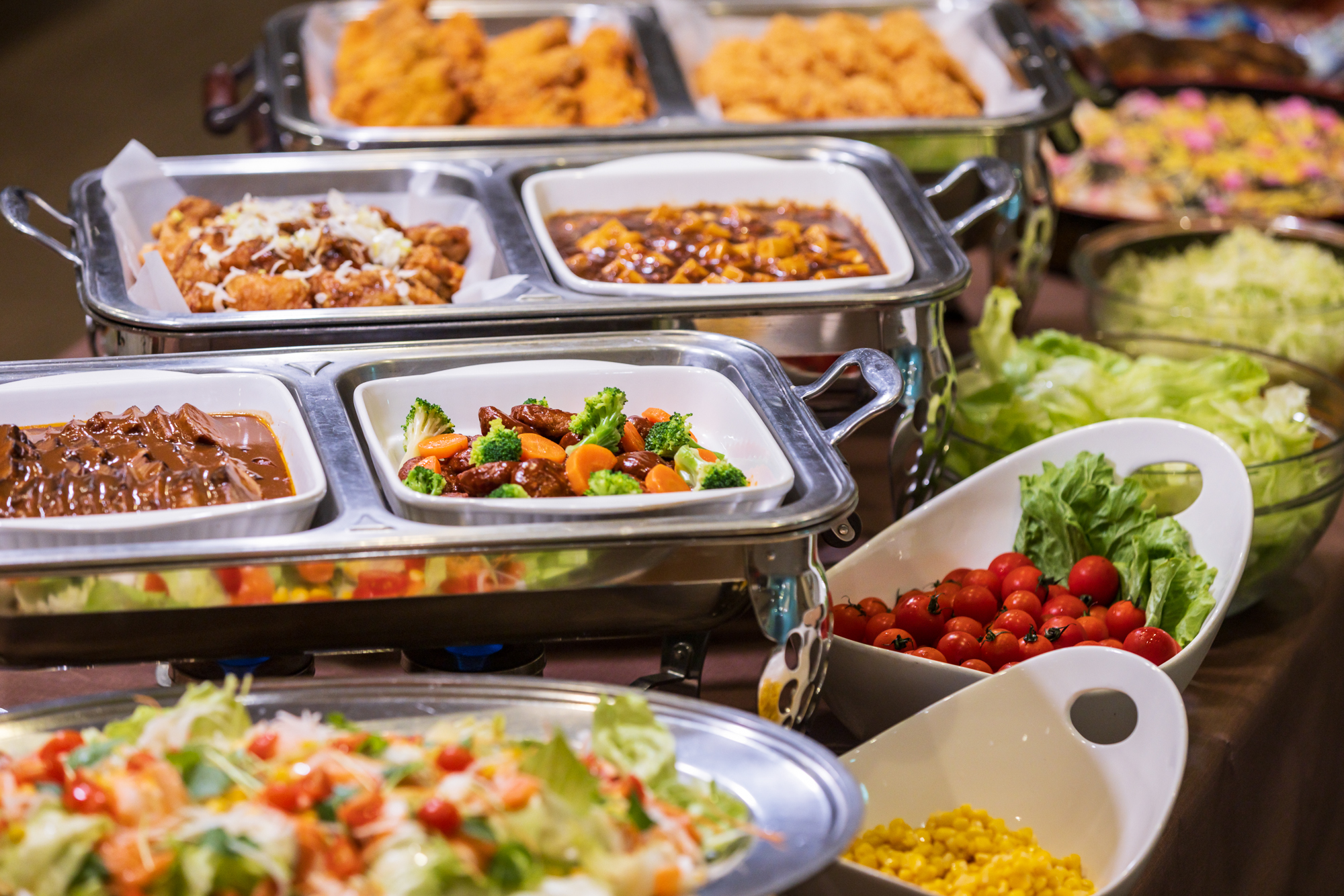 夕食ビュッフェ