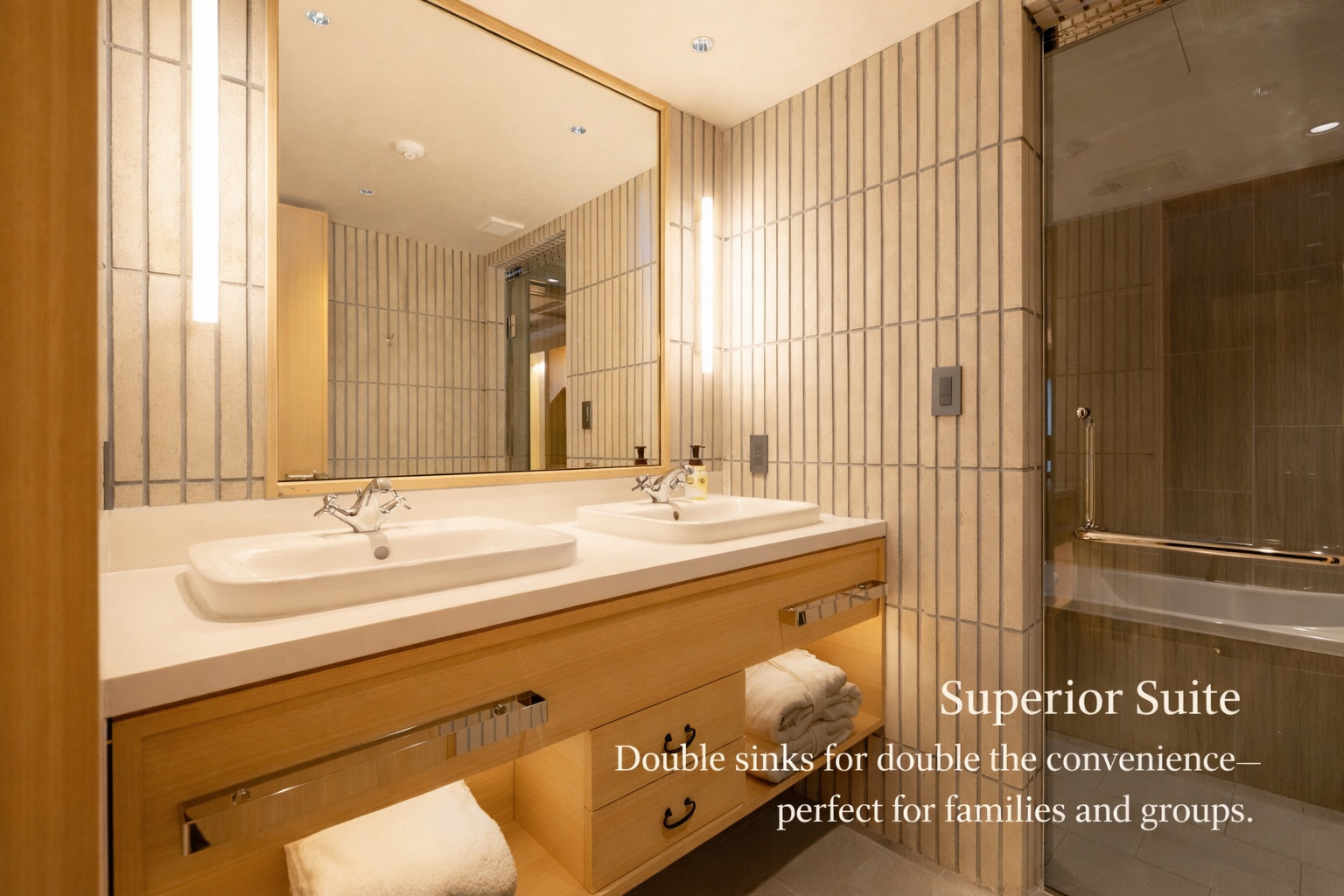 スーペリアスイート パウダールーム