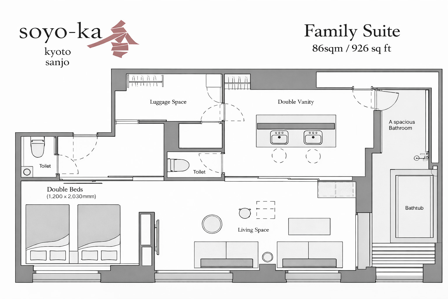 間取り図（ファミリースイート）