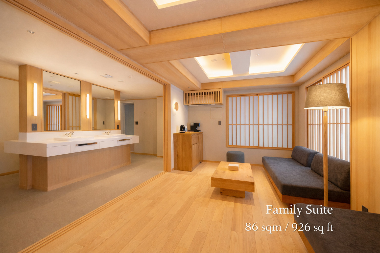 ファミリースイート リビング