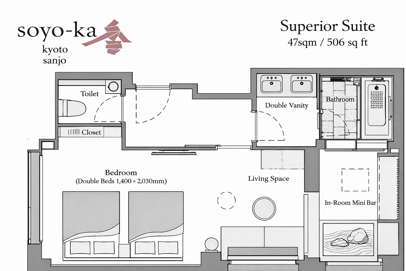 間取り図（スーペリアスイート）