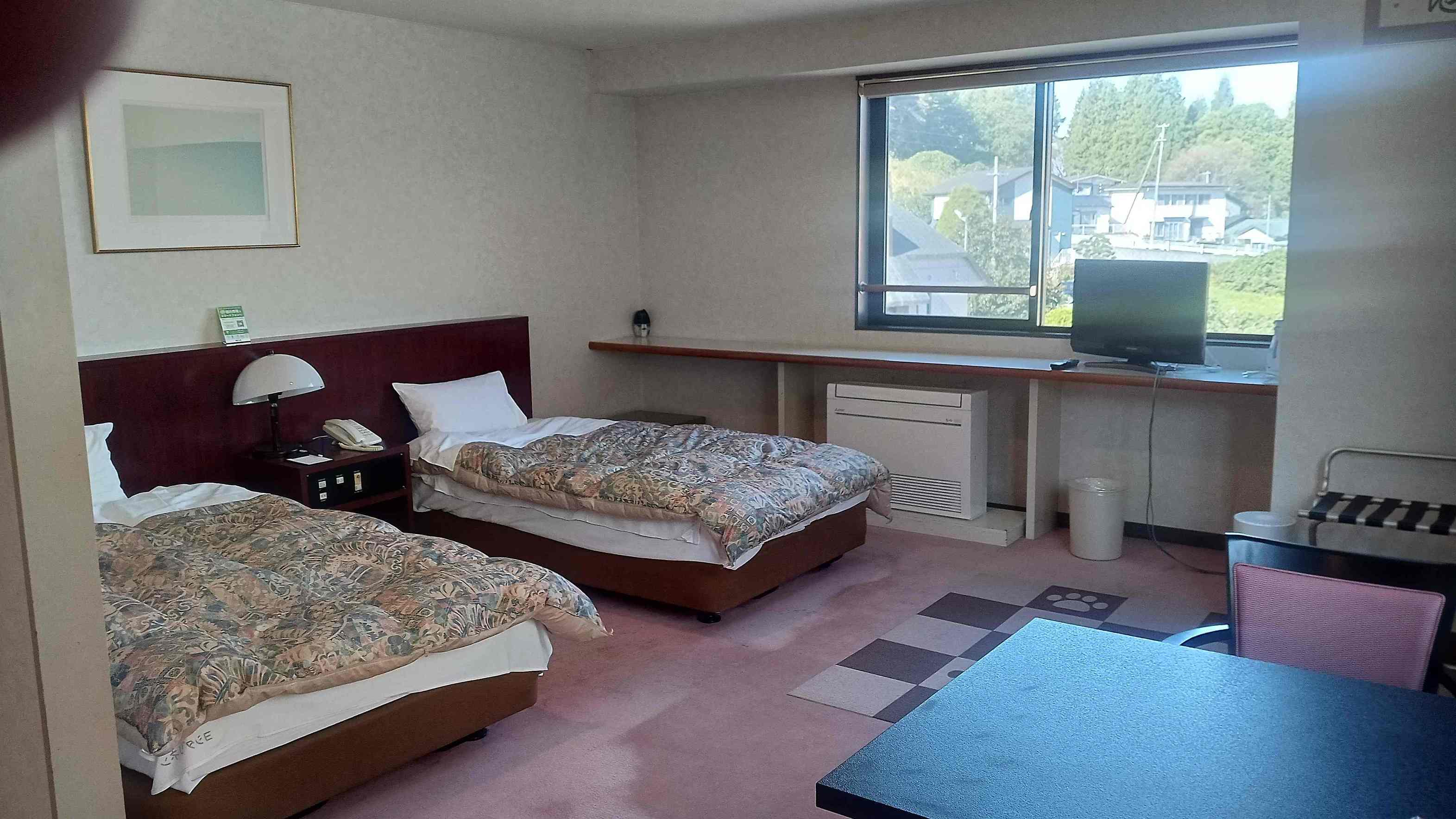 【禁煙ルーム】洋室ツイン　温水洗浄トイレ付