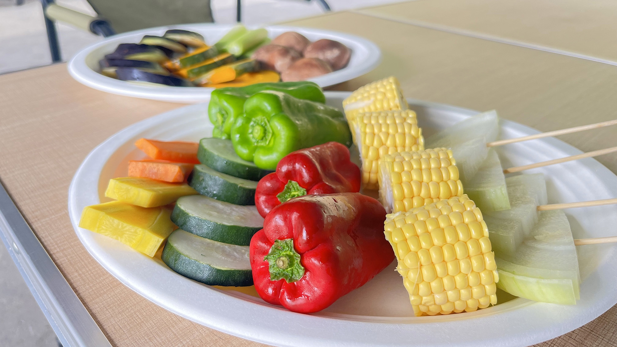 【手ぶらで便利】食材も機材も準備万端！一関産のお肉と収穫したての野菜を味わうBBQプラン！