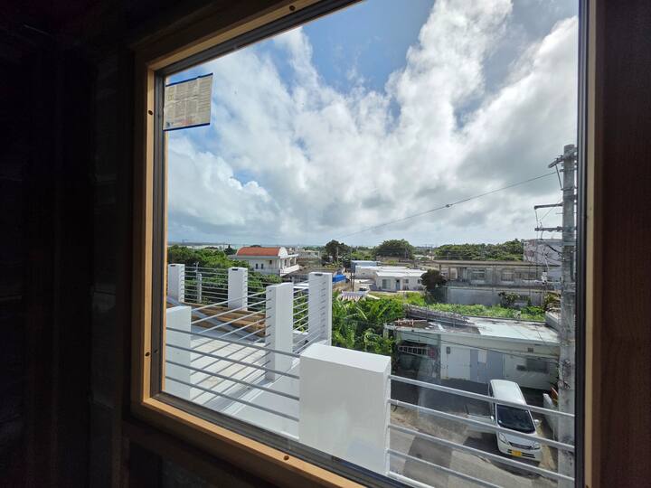 屋上サウナルーム内　景観