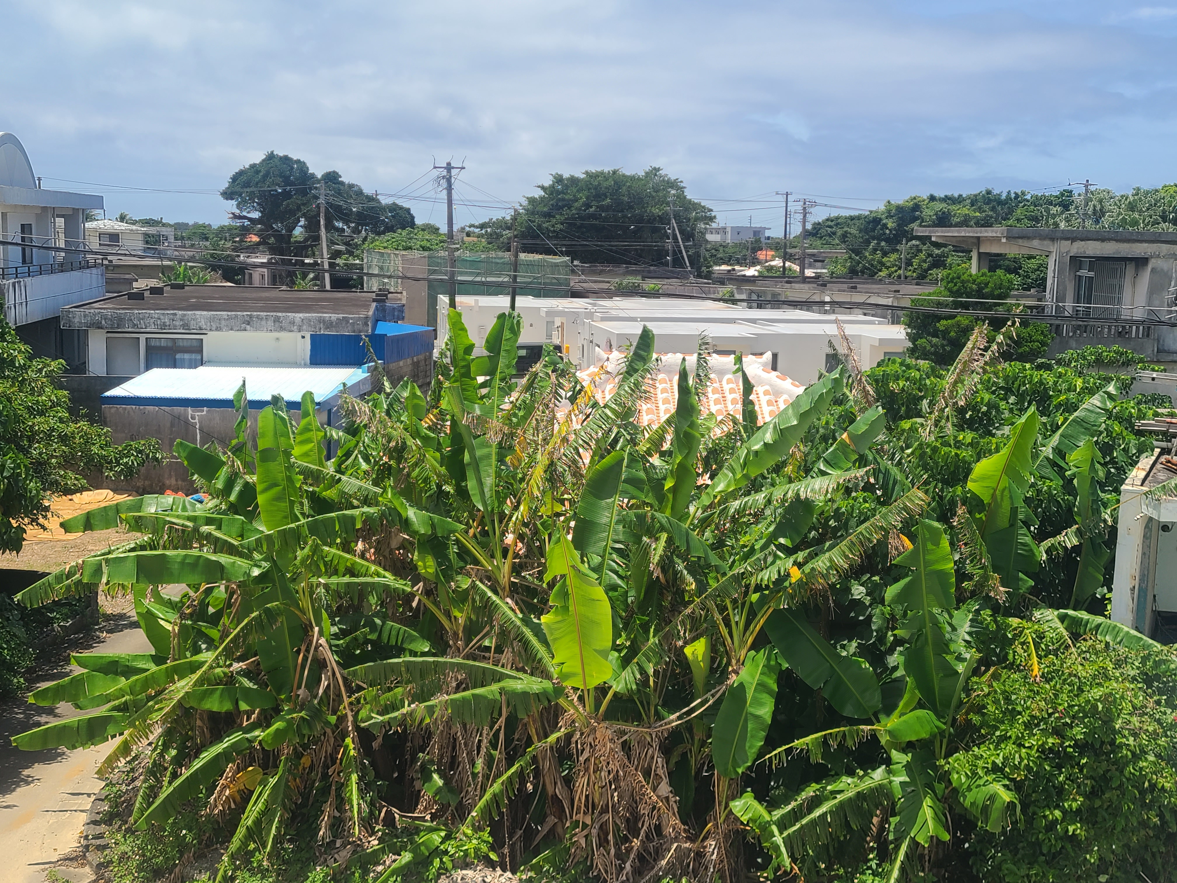 2階窓からの集落景観