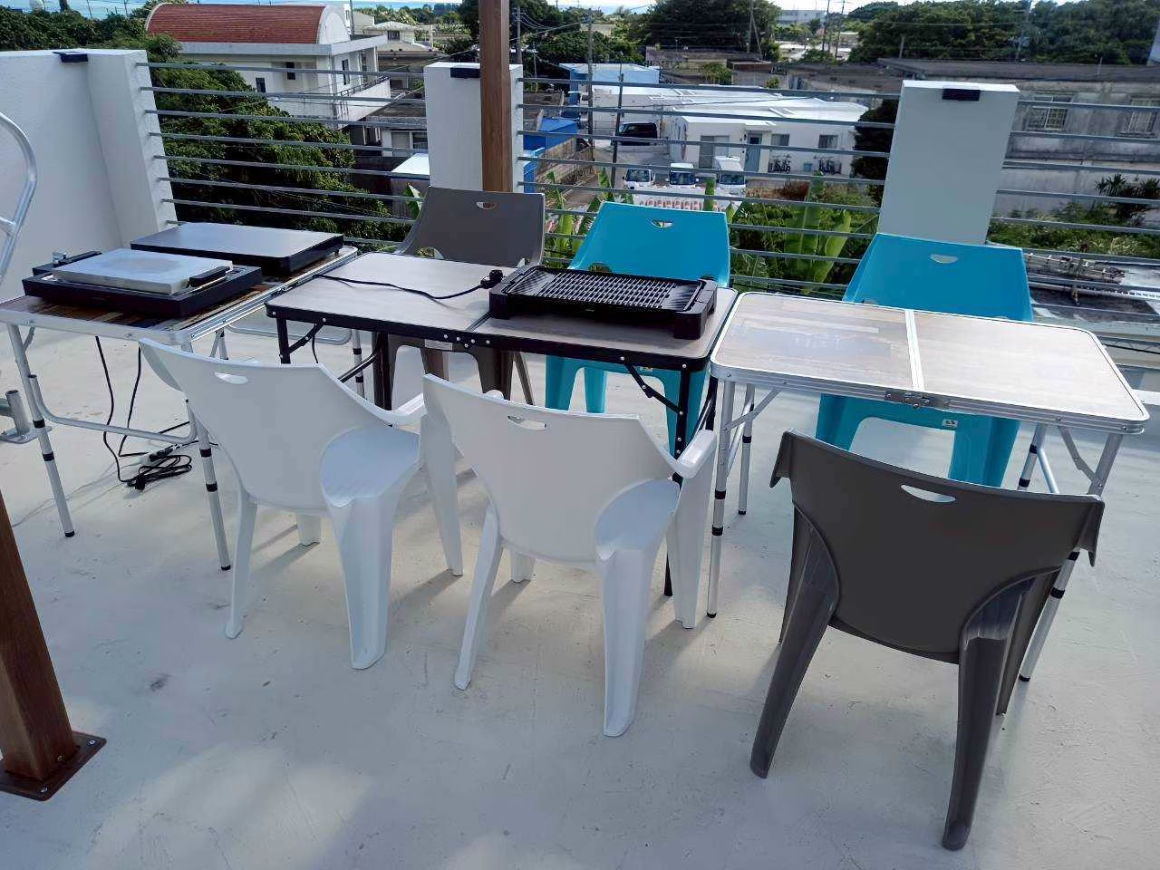 屋上 BBQ設置イメージ