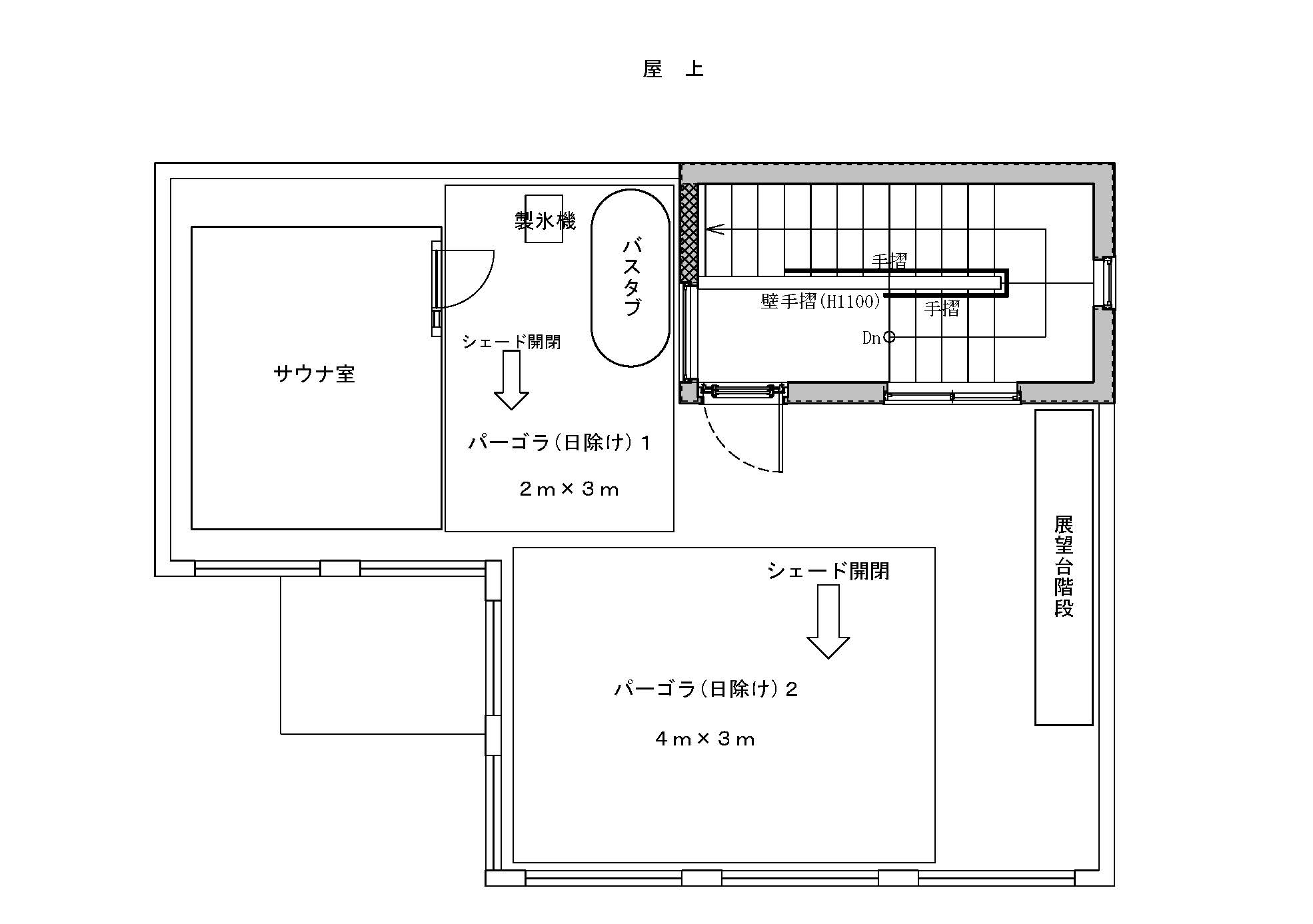 間取り図 屋上