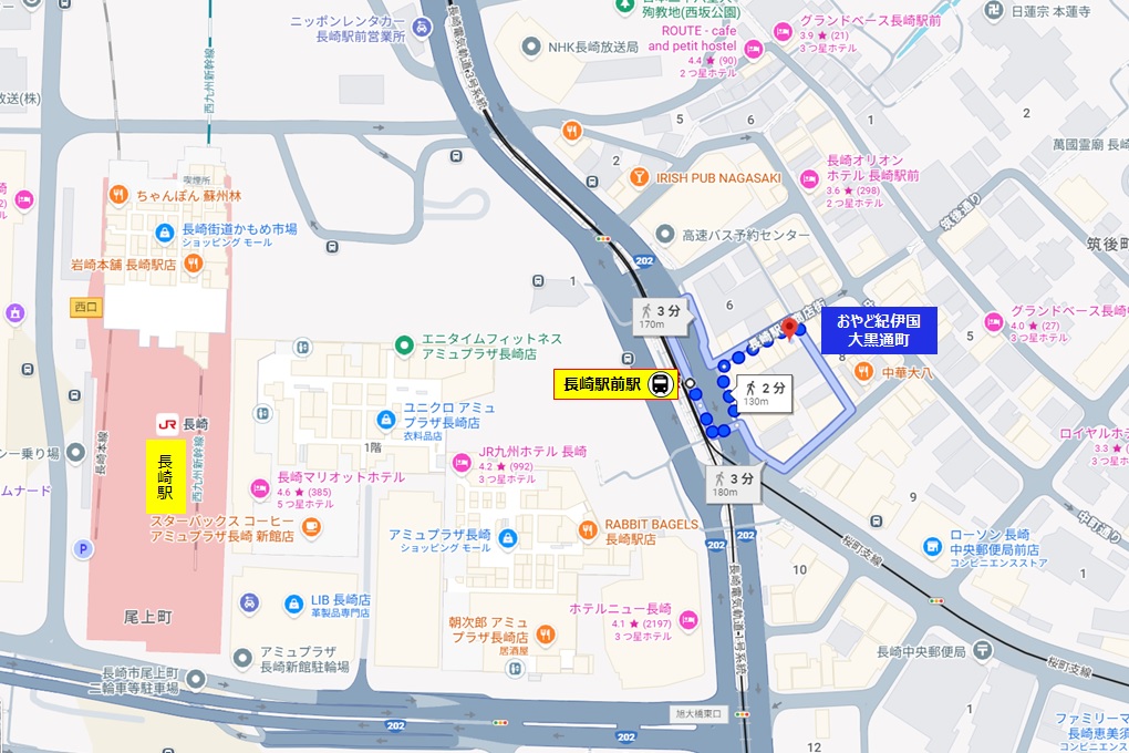 マップ（大黒町通）