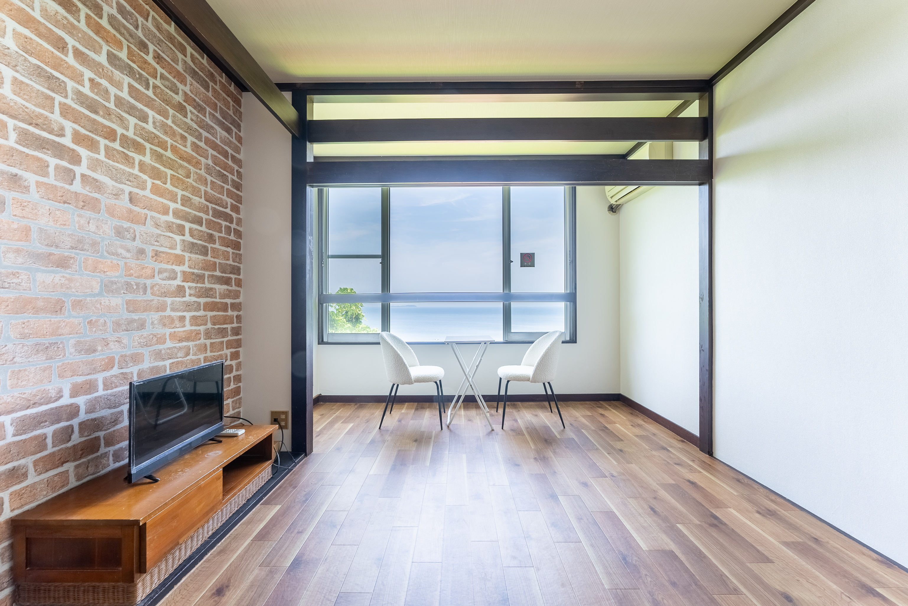 絶景オーシャンビュー・1から3名部屋・バス共用【禁煙】