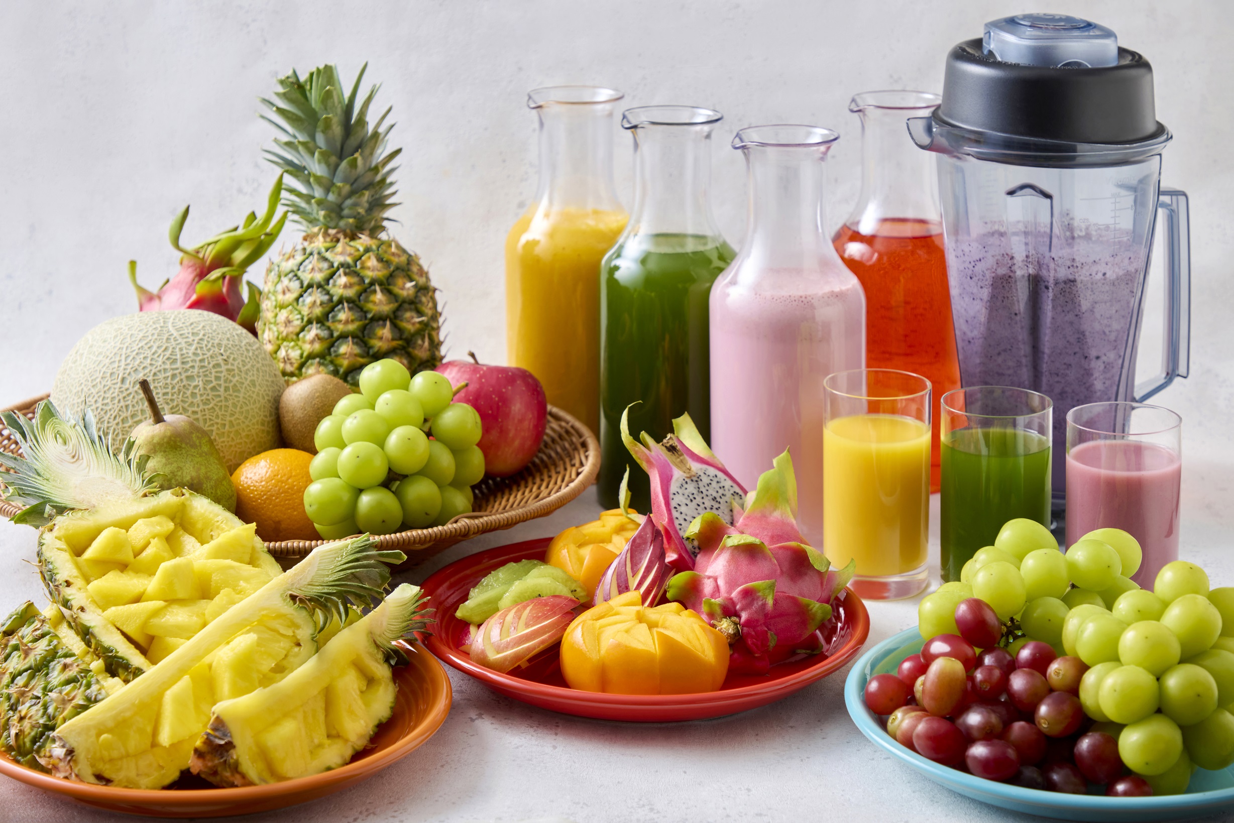 朝食～フルーツミックスジュース～