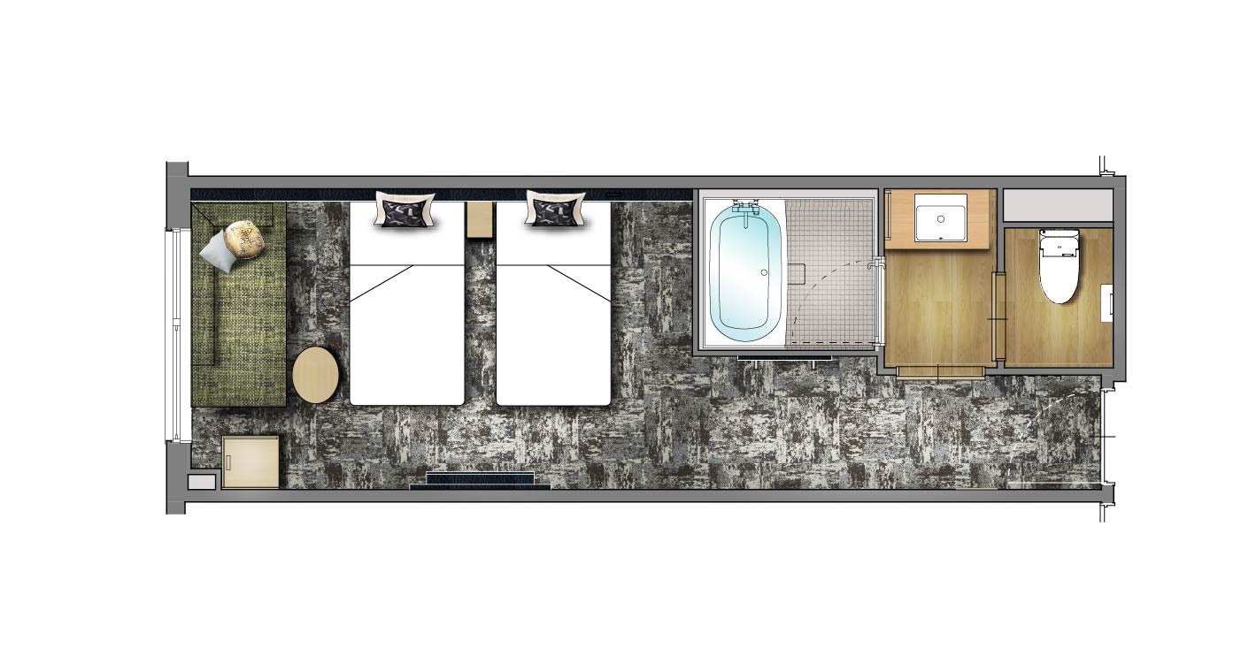 スーペリアツイン平面図2