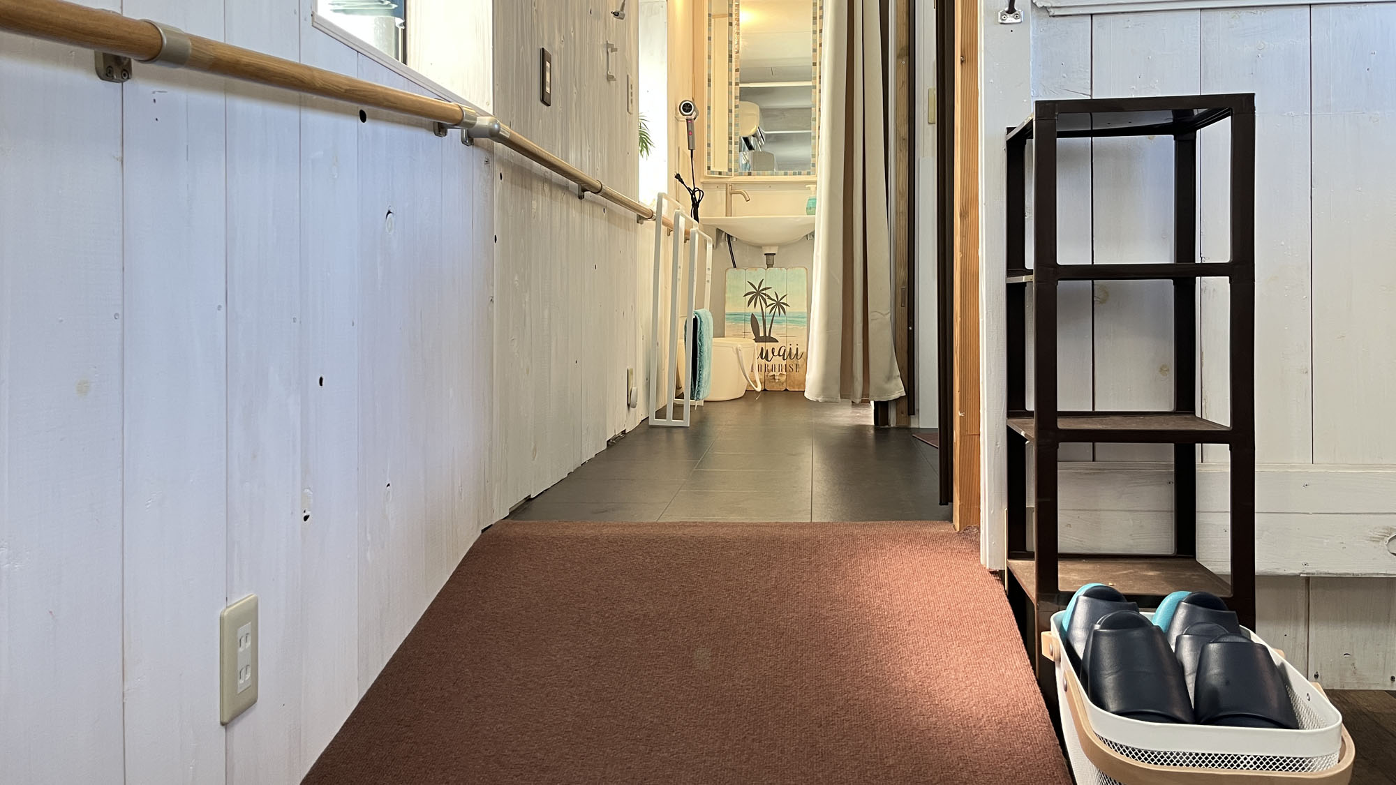 SEAコテージ◇バリアフリー対応で浴室やトイレまでスロープになっています*