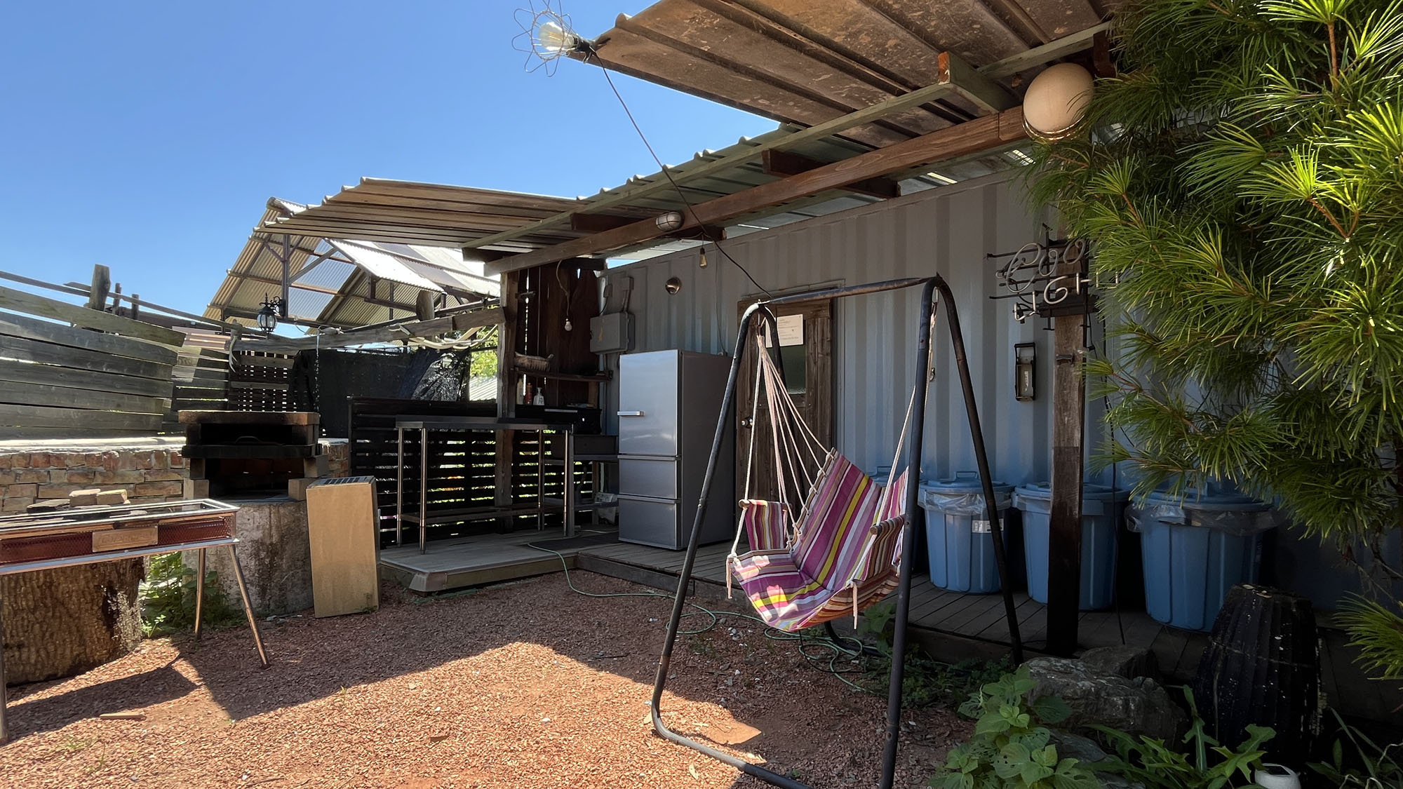 SKYコテージ◇屋外に一人用ハンモックチェアあります*