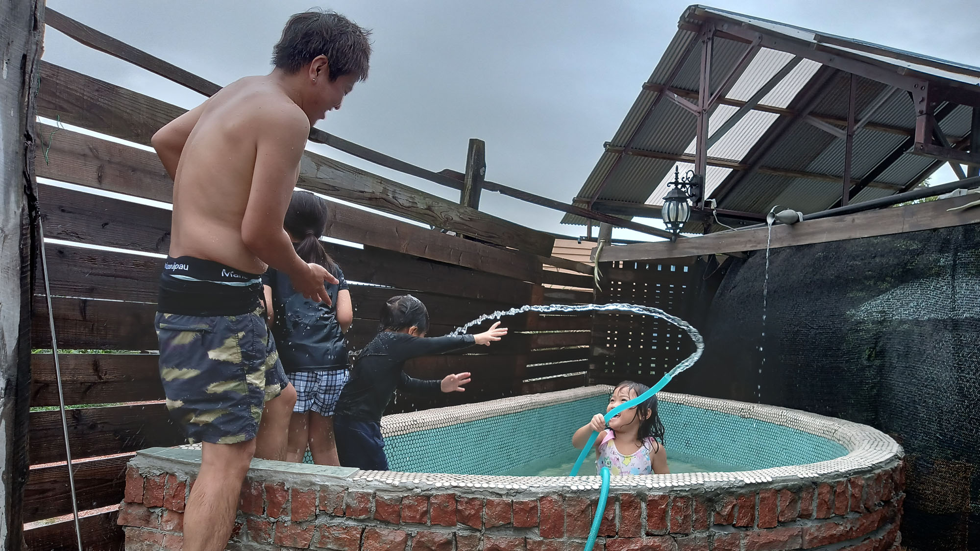 水風呂◇家族で水遊びにも！