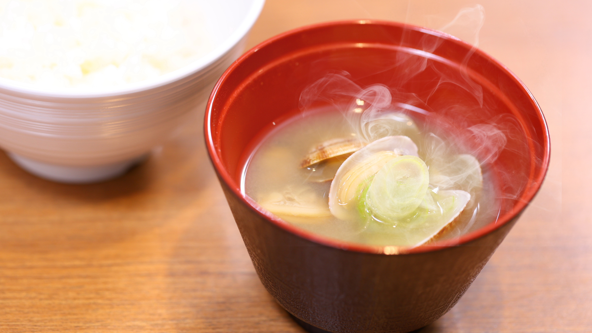 ◆越後味噌を使用したお味噌汁
