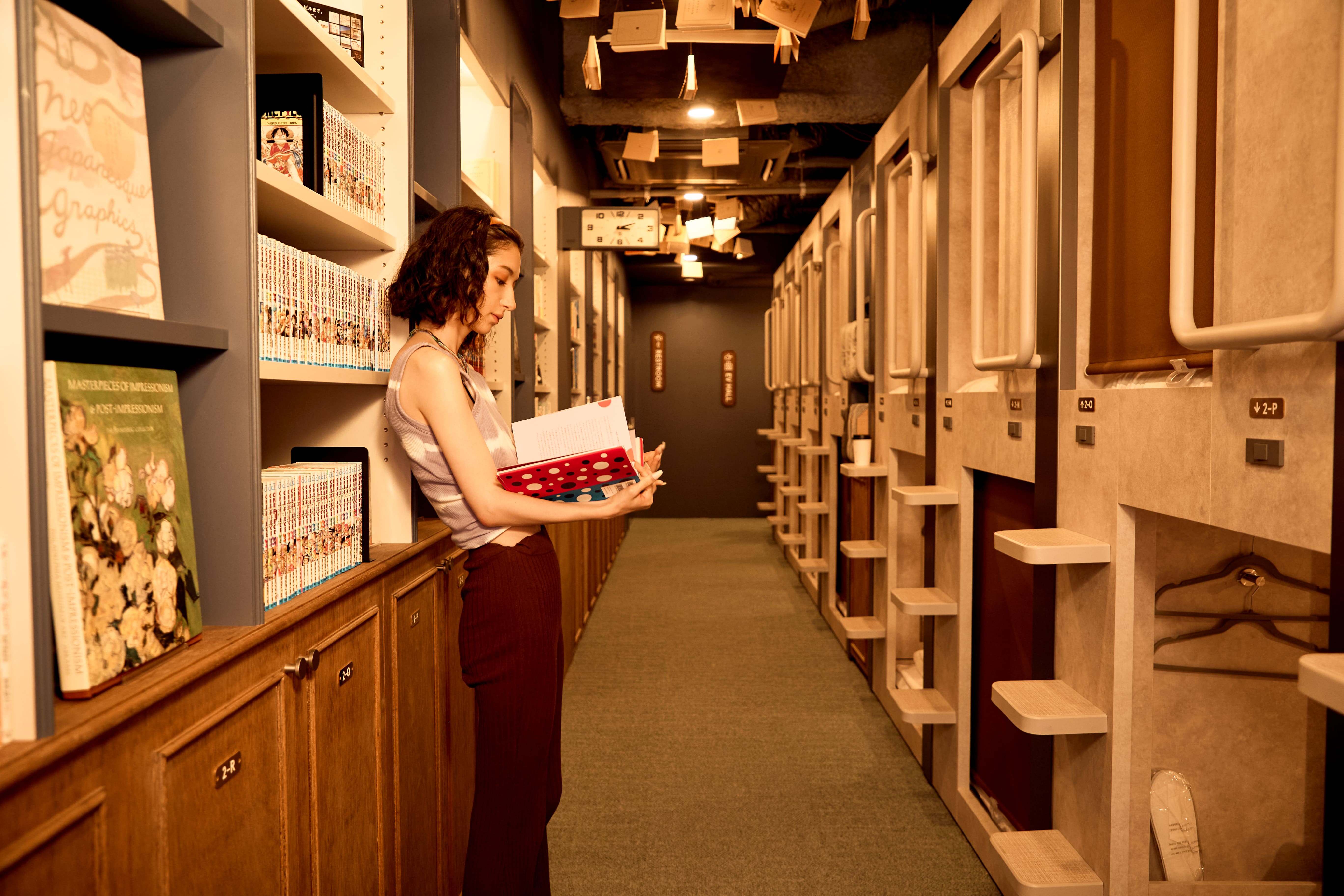 女性専用フロア　シングルカプセルルーム