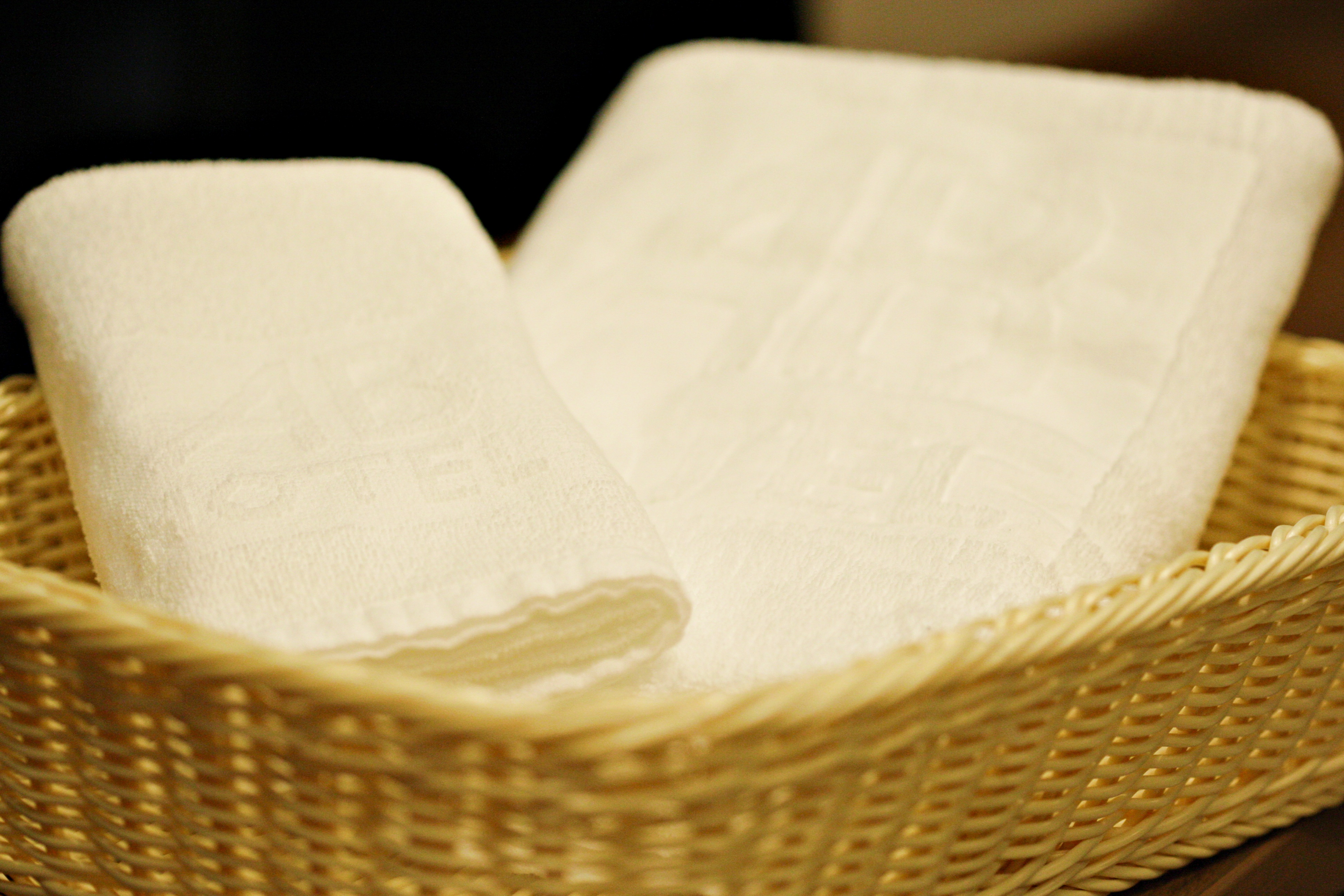 清潔なタオルを客室にご用意。快適なバスタイムをサポート