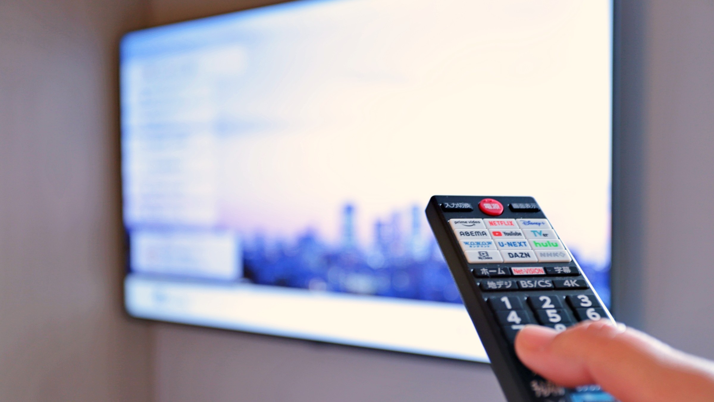 お好きな動画を43型大画面で（YouTube・動画アプリ）