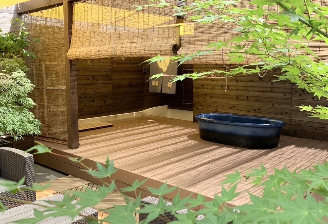 癒しの貸切露天風呂 旅の疲れをじんわり癒してくれます