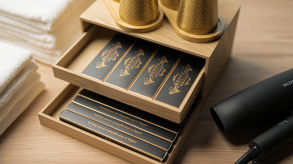 オリジナルのアメニティグッズ