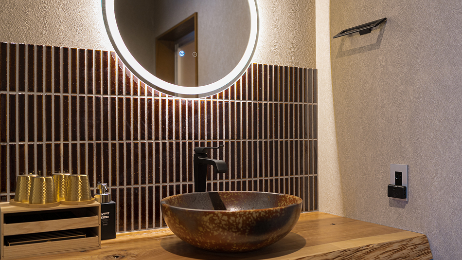 洗面台は1棟に3箇所！