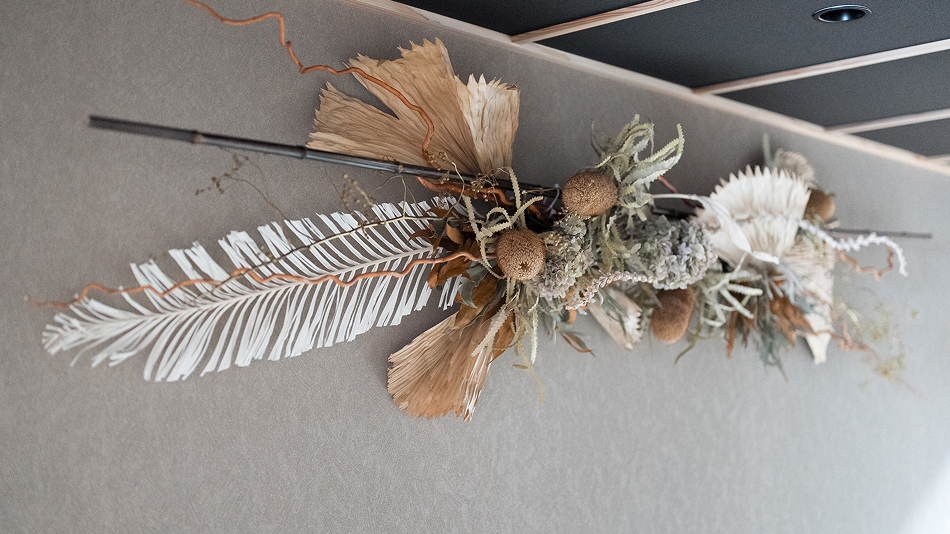 インテリアにもこだわりました