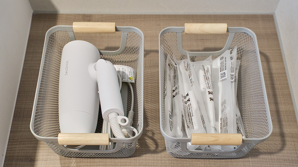 ドライヤーと歯ブラシセット