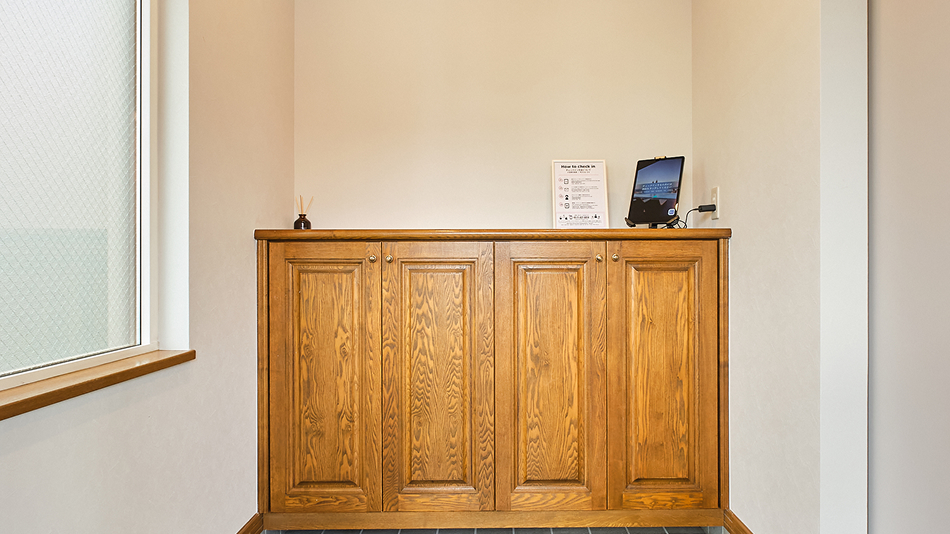 無人型チェックインシステムを採用しています。