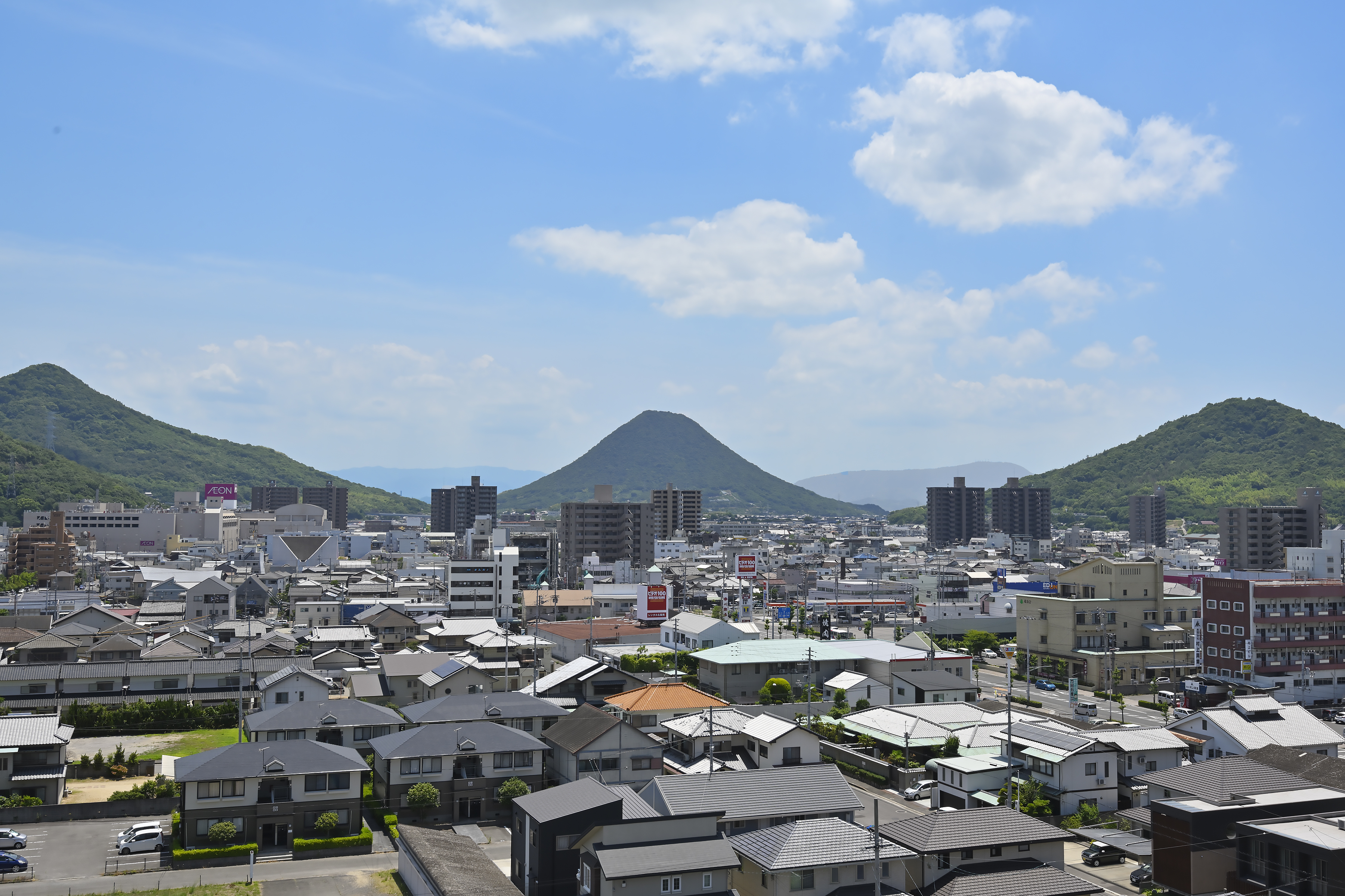 高層階昼景・南側
