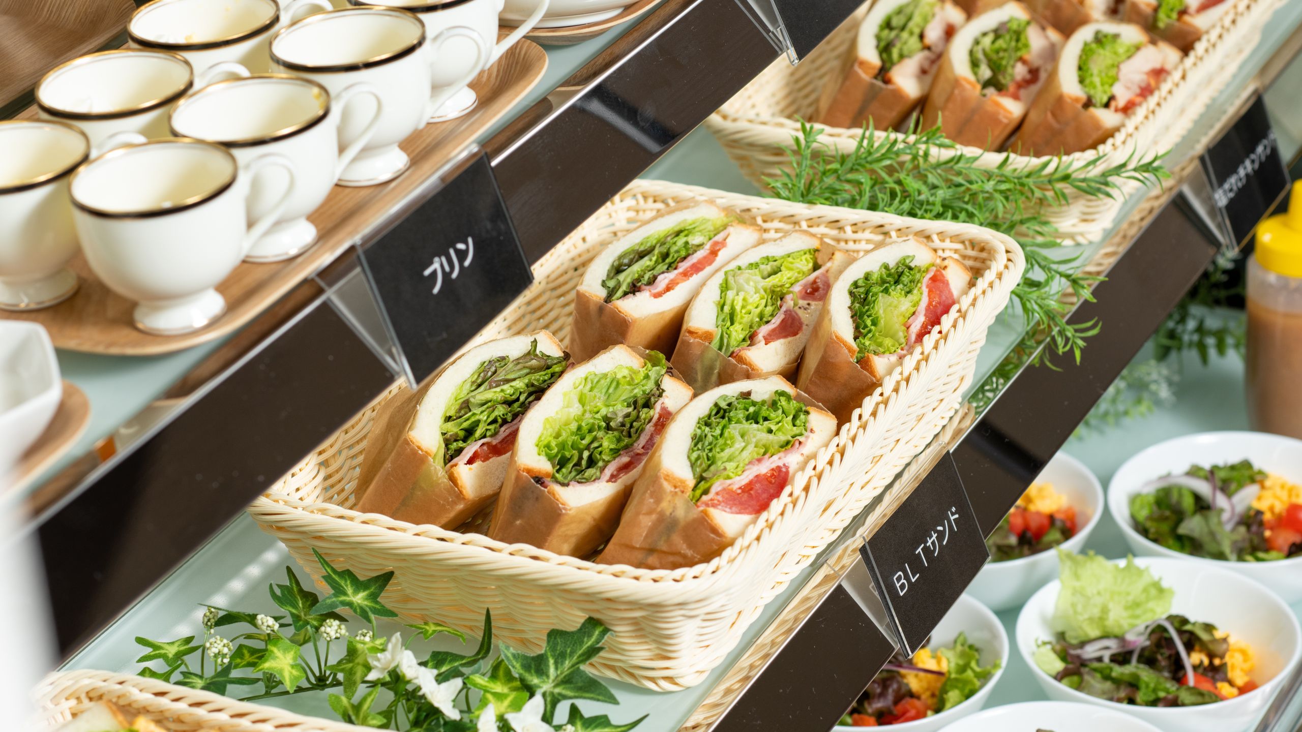 朝食サンドイッチ3種