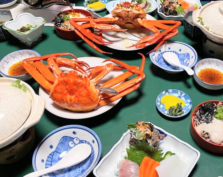 中村屋のご夕食　カニ付プラン