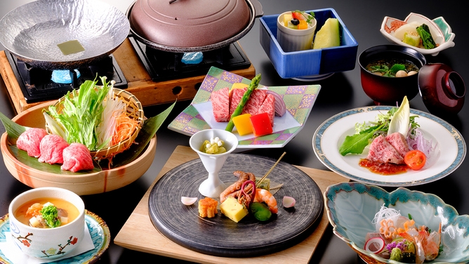 【なぎビーフ和牛会席】〜４種の調理法で味わう〜地元ブランド牛【Wagyu beef】