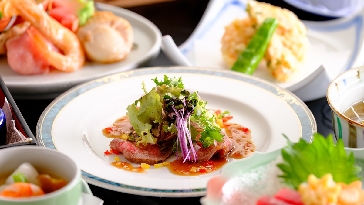 【つばき会席】＜冬限定＞スタンダード会席〜牡蠣の味噌バター焼き×あったか鍋で冬の味覚を満喫〜