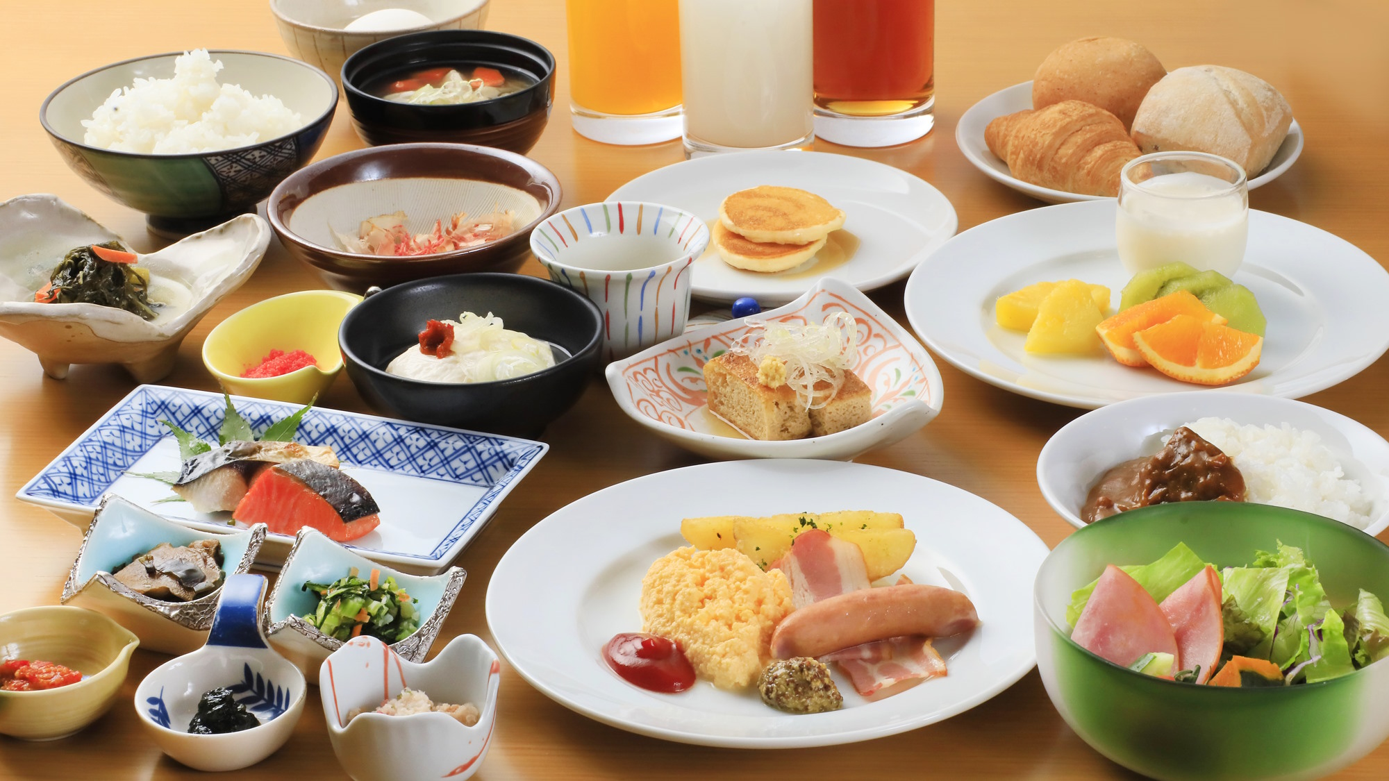 【ご朝食】新潟の魅力を感じる地元食材を取り入れたお食事でエネルギーチャージ※一例