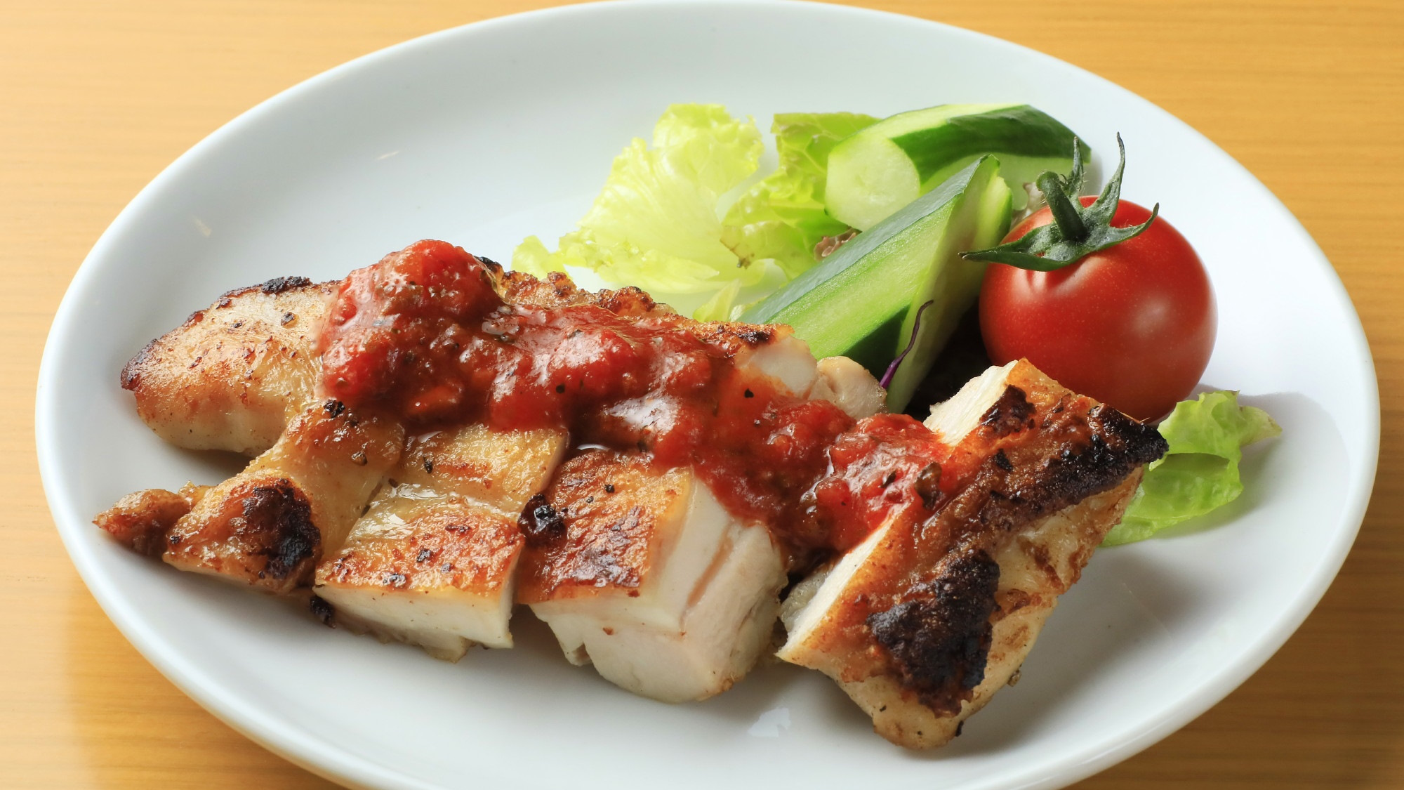 【ご夕食】鉄板チキンステーキ※一例