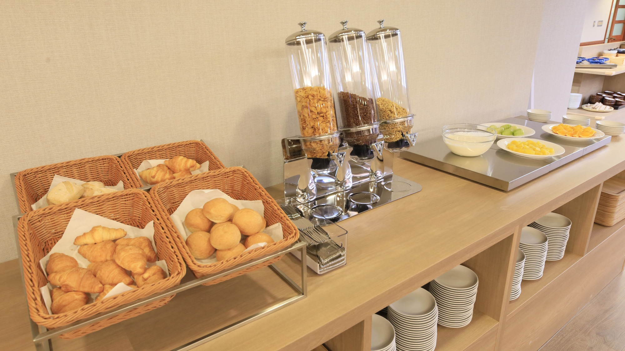 【ビュッフェ】夕食朝食ともにビュッフェスタイルでご提供