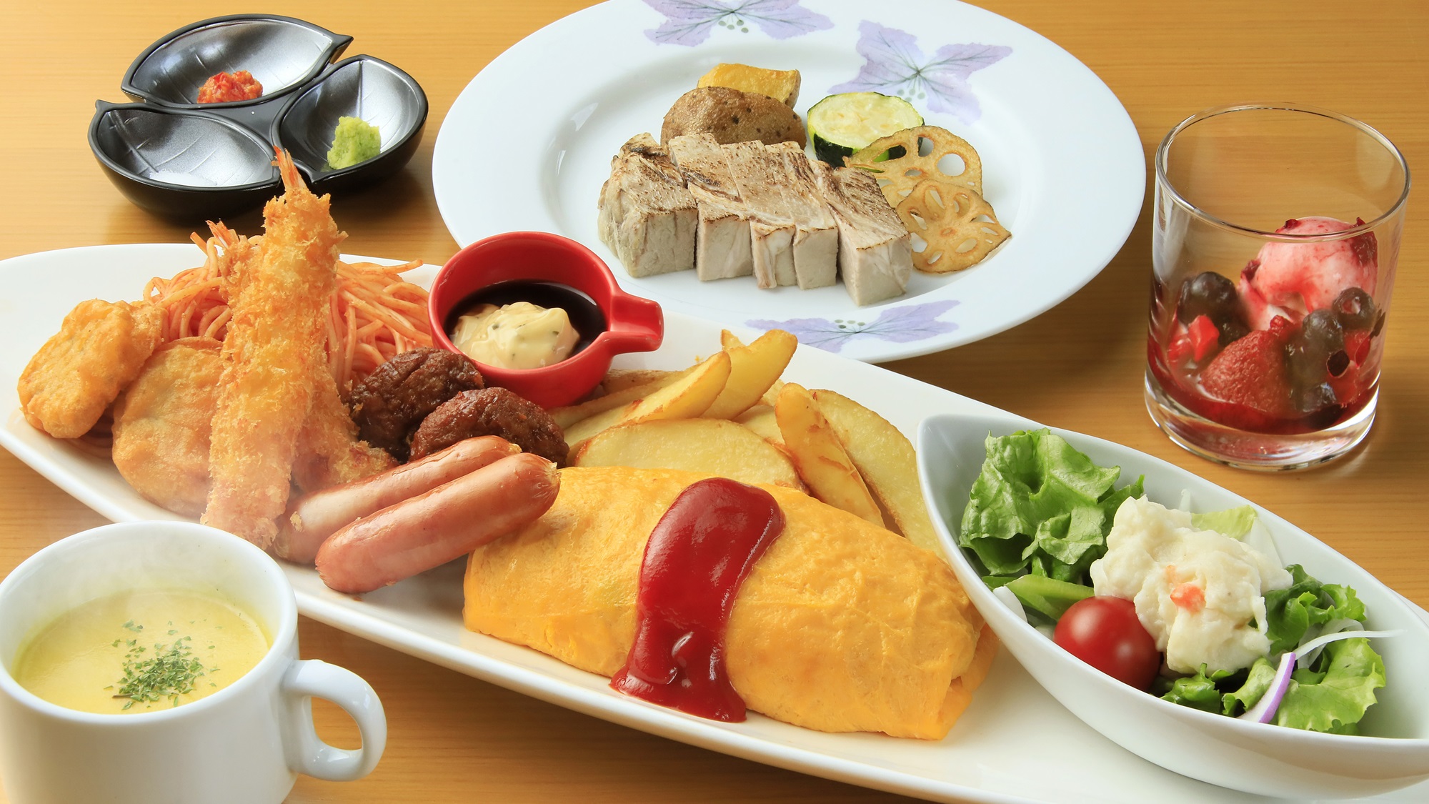 【ご夕食】お子様（小学生）メニュー※一例